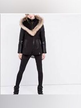 RUDSAK, the wool leather fur down feathers winter coat!